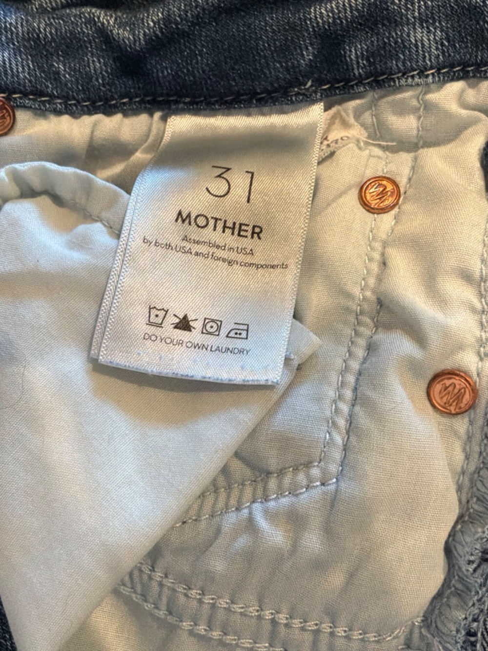 Mother Jeans, The Looker Ankle, Size 31 - Picture 5 of 5